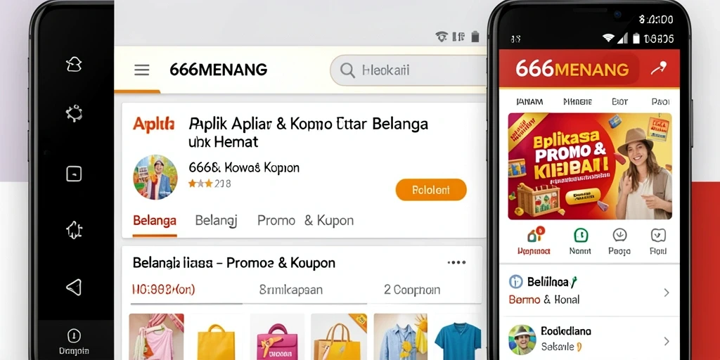 Antarmuka intuitif dan berbagai pilihan kupon membuat berbelanja lebih hemat.