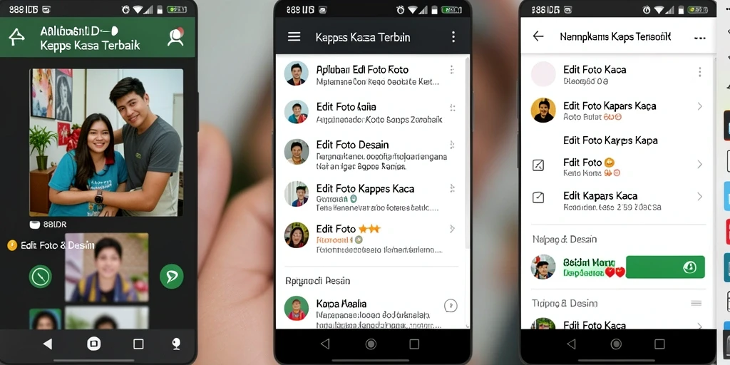 Tampilan utama aplikasi 888IDR dengan efek Edit Foto Kertas Kaca.