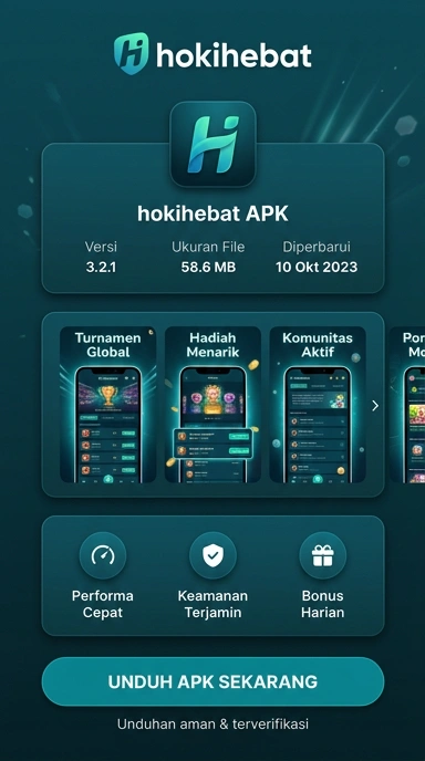 Tampilan halaman APK hokihebat
